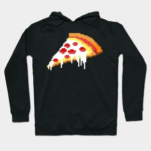 Retro 8 bit pizza slice Hoodie